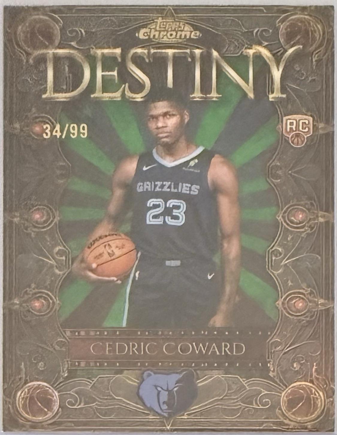 Cedric Coward [Refractor Green] #D-10