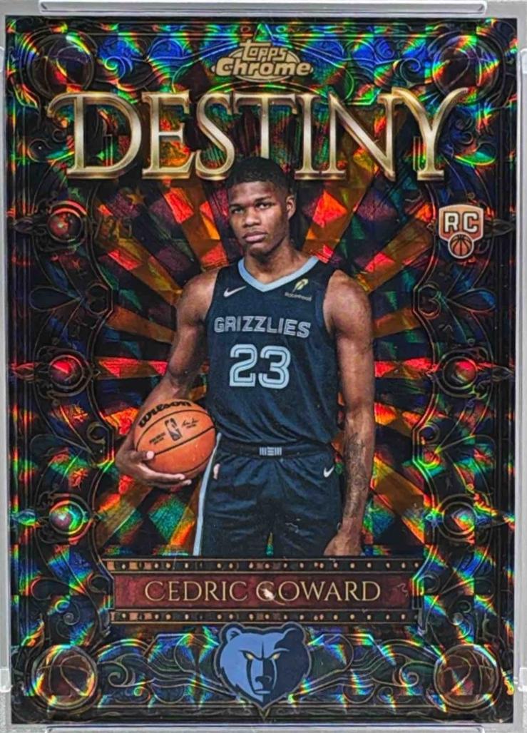 Cedric Coward [Refractor Orange Geometric] #D-10