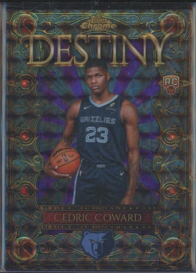 Cedric Coward [Refractor Purple Geometric] #D-10