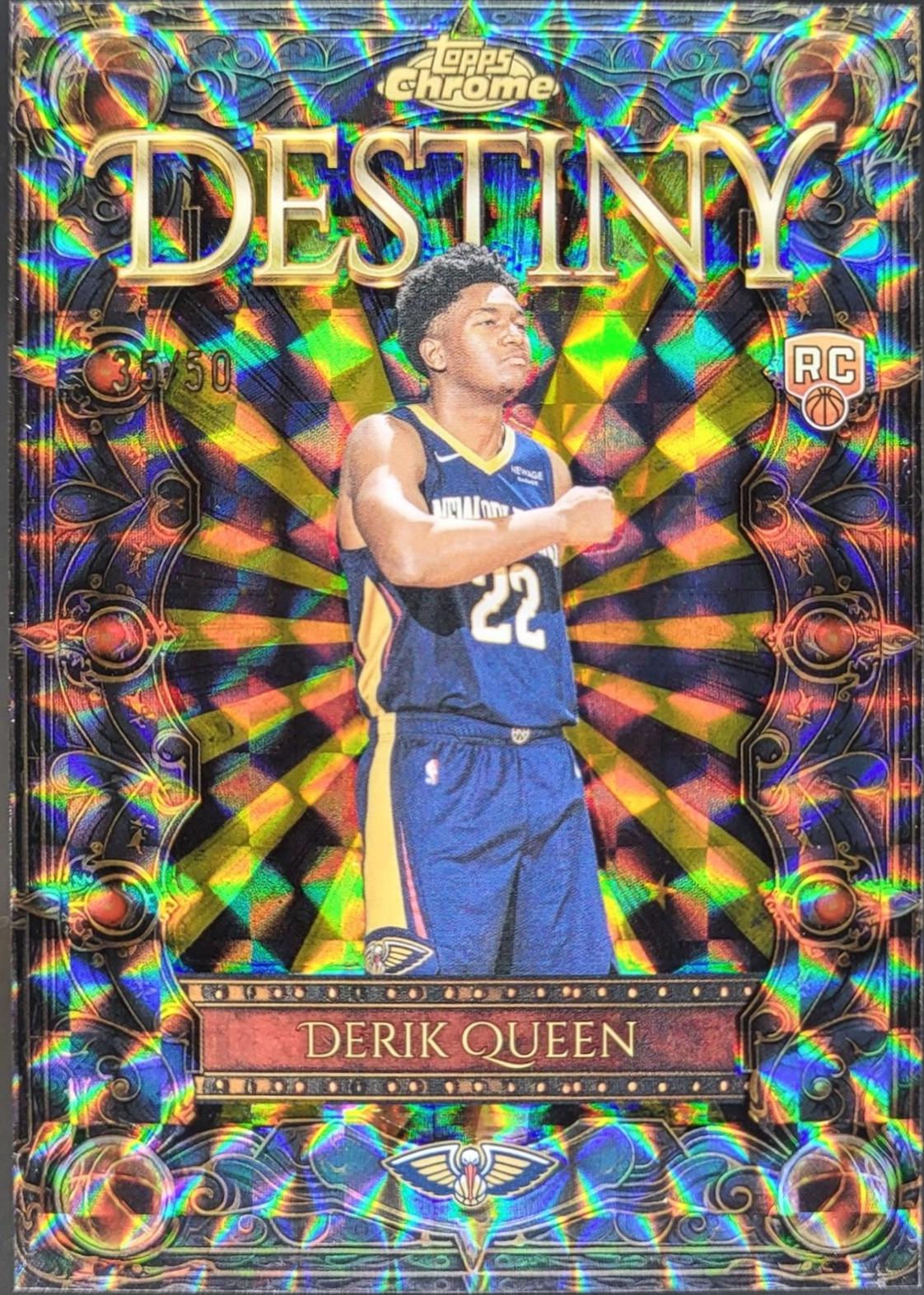 Derik Queen [Refractor Gold Geometric] #D-25