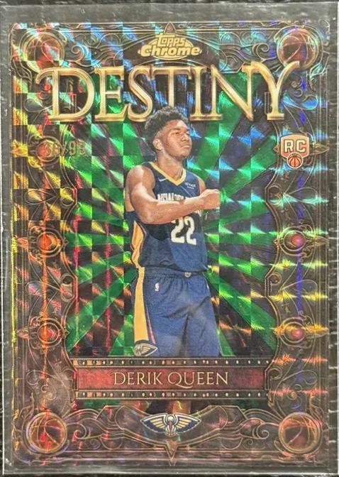 Derik Queen [Refractor Green Geometric] #D-25