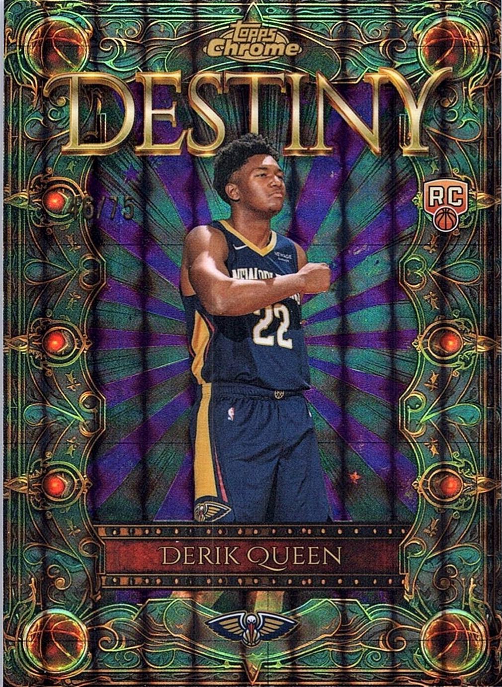 Derik Queen [Refractor Purple Geometric] #D-25