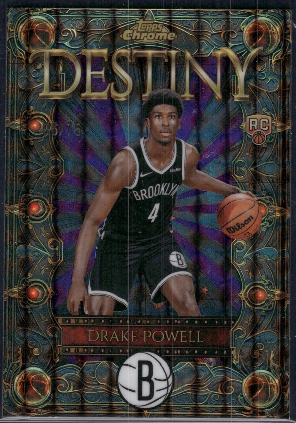 Drake Powell [Refractor Purple Geometric] #D-18