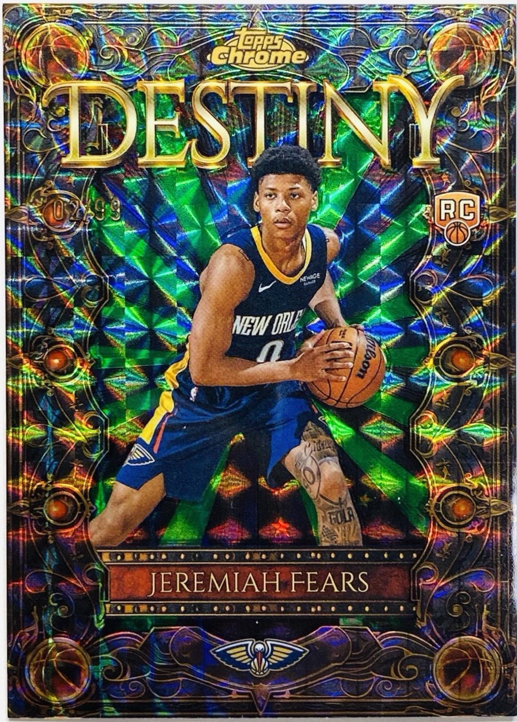 Jeremiah Fears [Refractor Green Geometric] #D-7