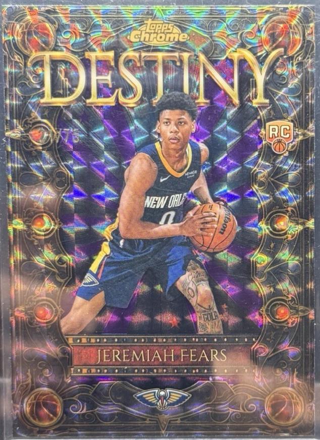 Jeremiah Fears [Refractor Purple Geometric] #D-7