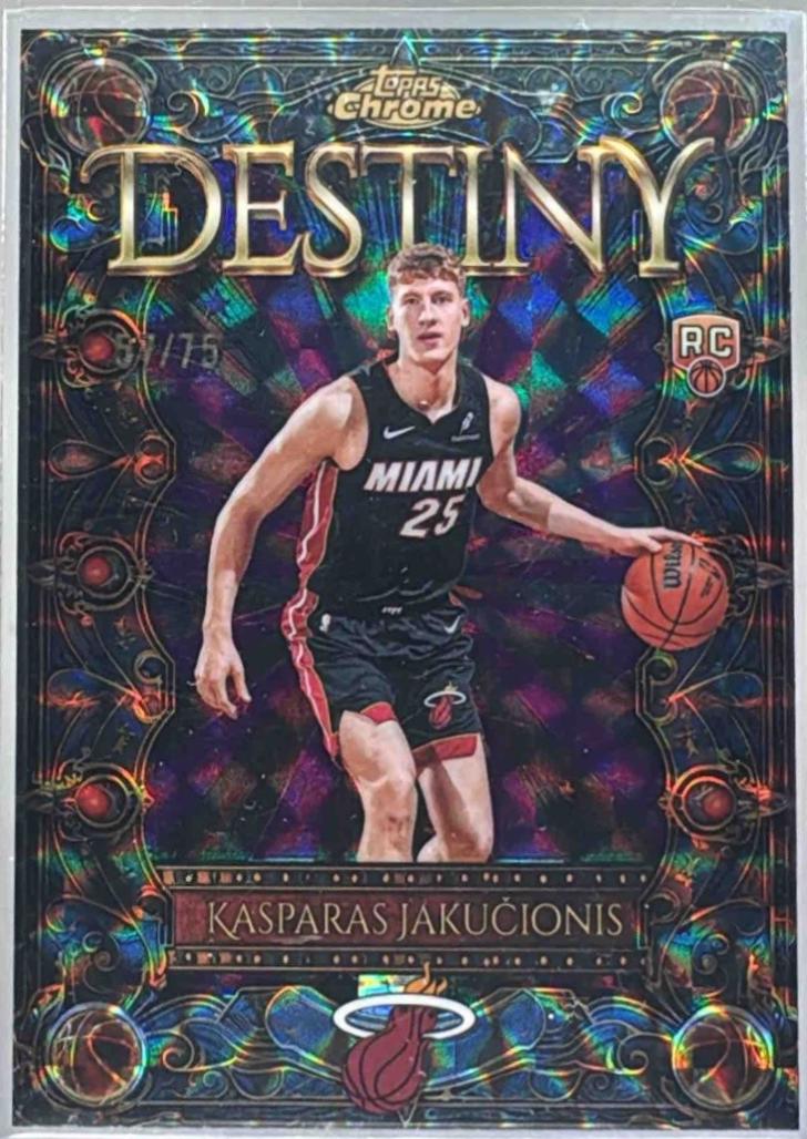 Kasparas Jakucionis [Refractor Purple Geometric] #D-17