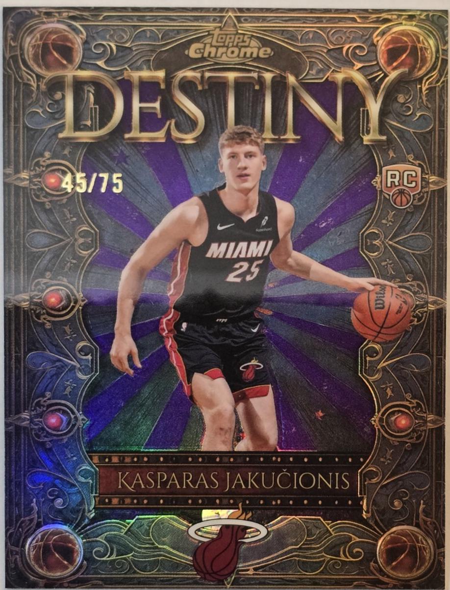 Kasparas Jakucionis [Refractor Purple] #D-17