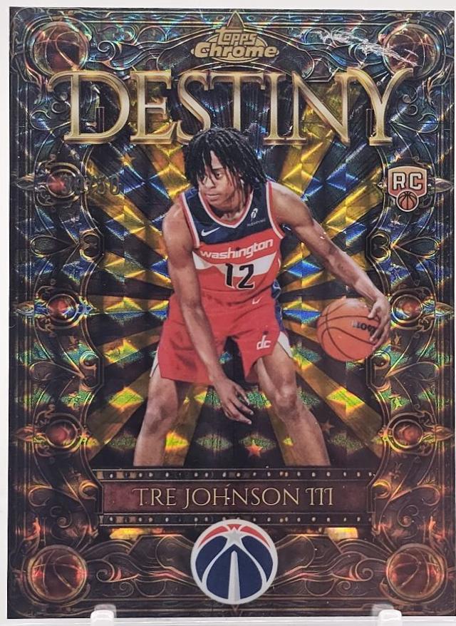 Tre Johnson III [Refractor Gold Geometric] #D-6