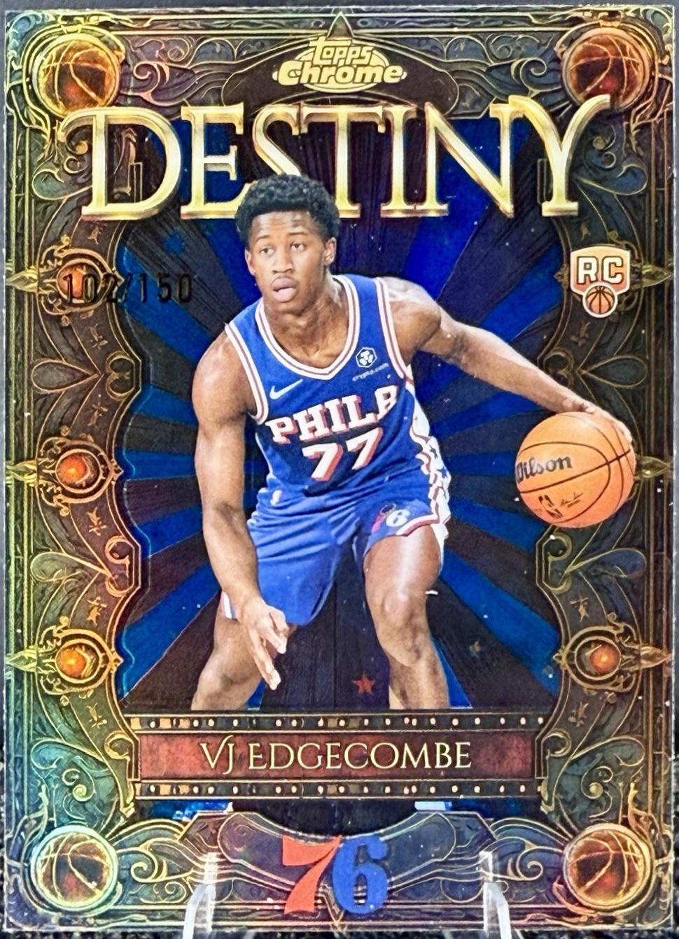 VJ Edgecombe [Refractor Blue] #D-3