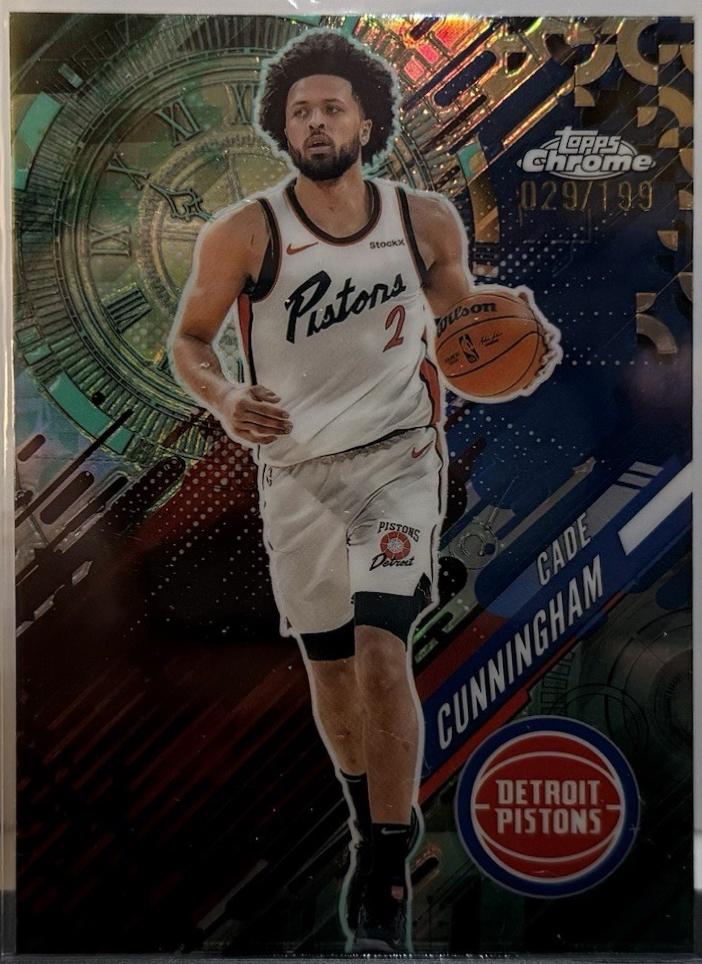 Cade Cunningham [Aqua Refractor] #GT-13