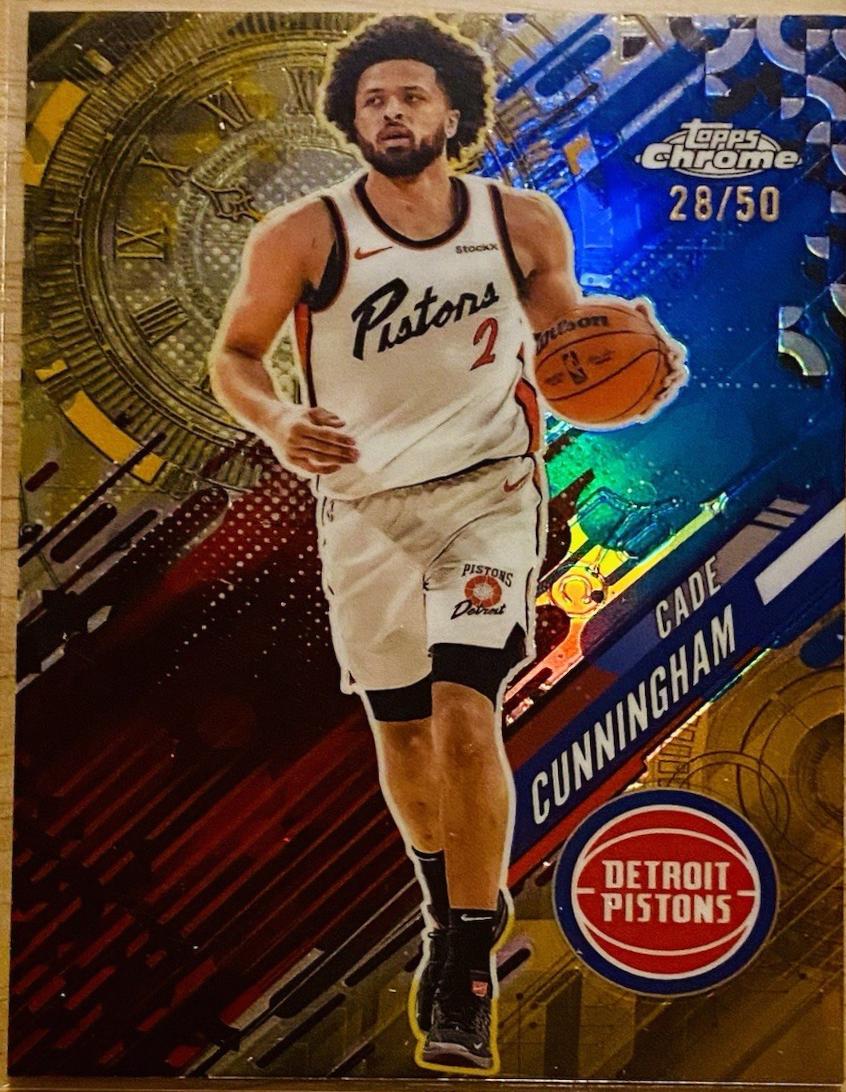 Cade Cunningham [Gold Refractor] #GT-13