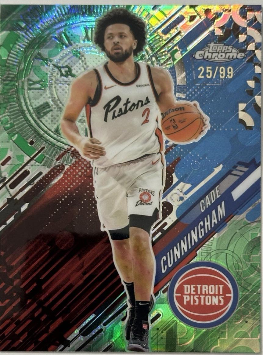 Cade Cunningham [Green Refractor] #GT-13