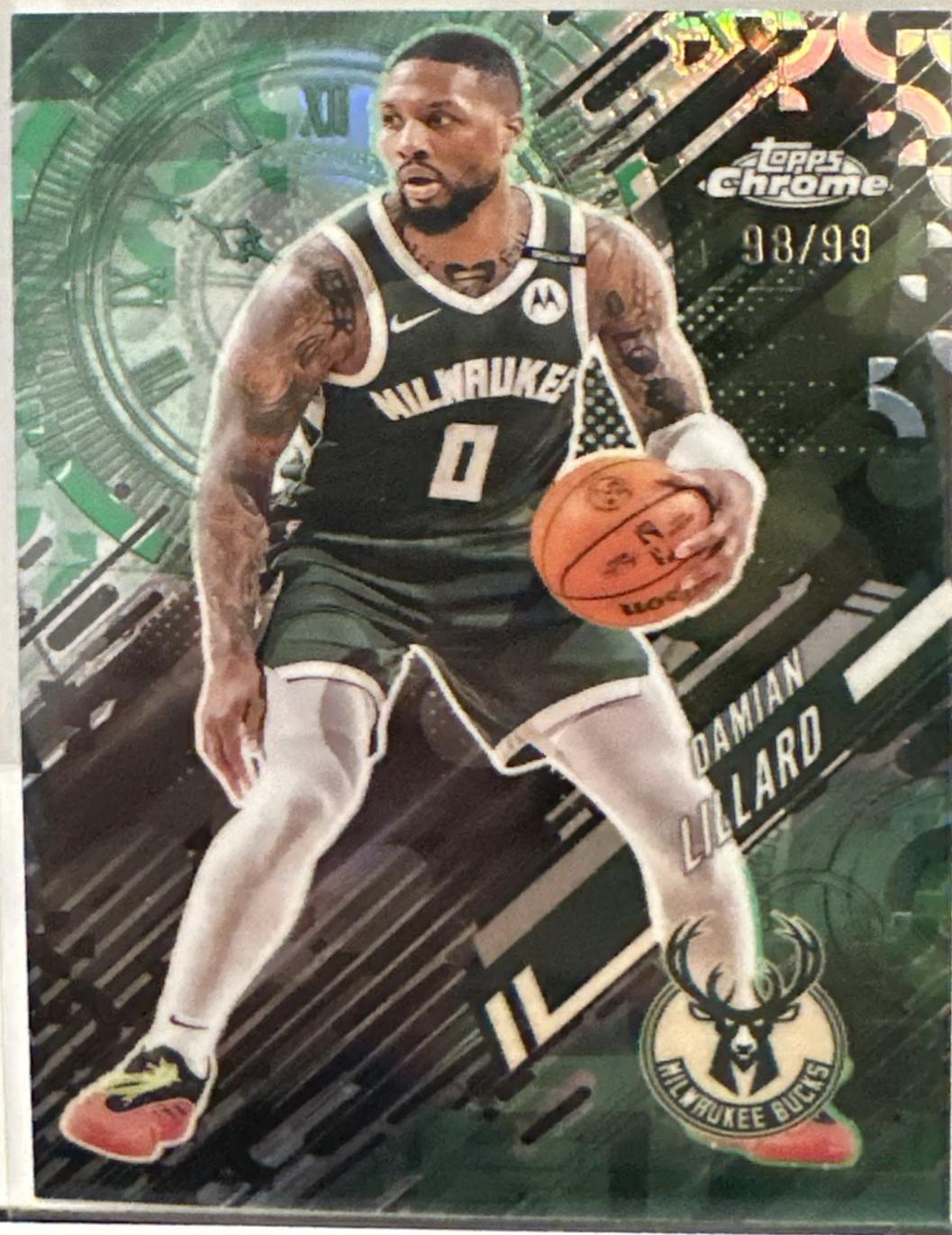 Damian Lillard [Green Refractor] #GT-10