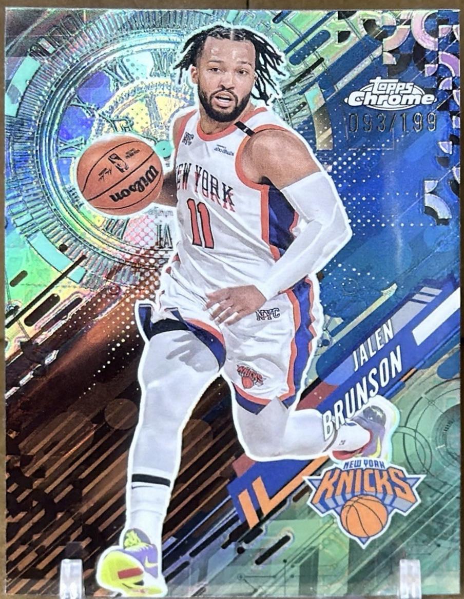 Jalen Brunson [Aqua Refractor] #GT-12