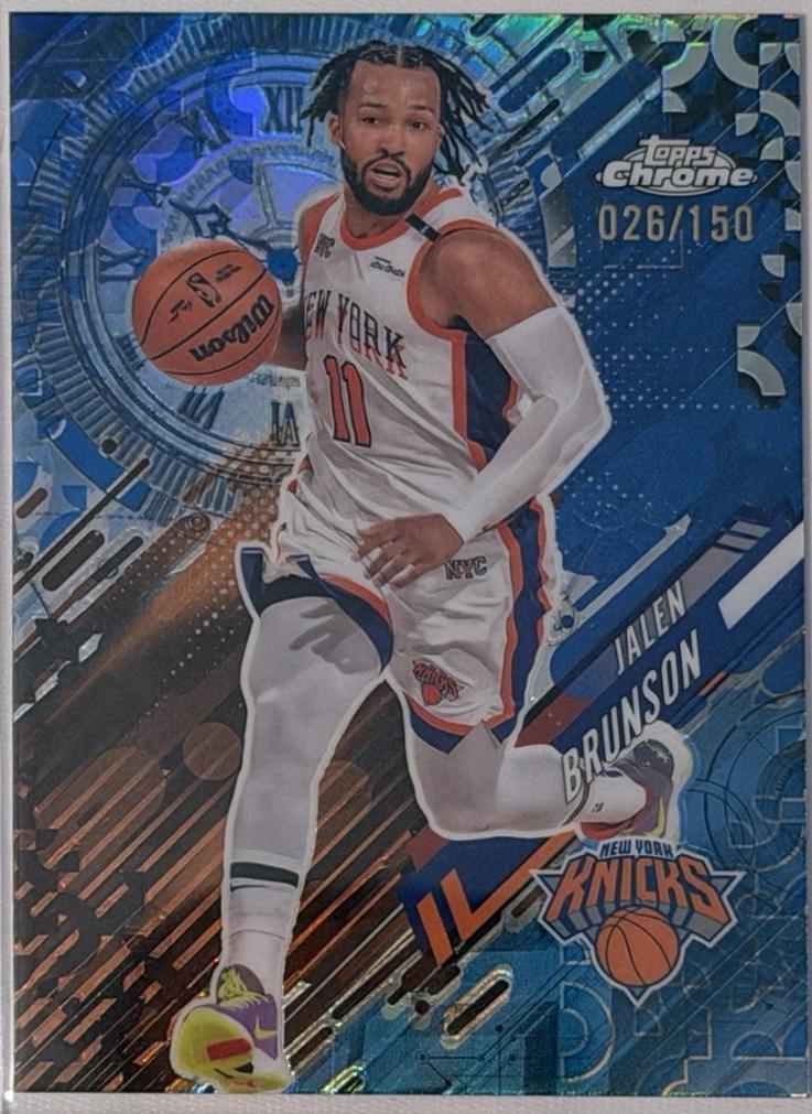 Jalen Brunson [Blue Refractor] #GT-12