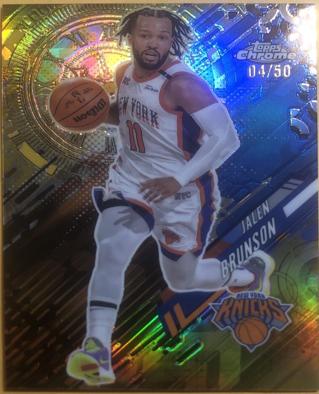 Jalen Brunson [Gold Refractor] #GT-12