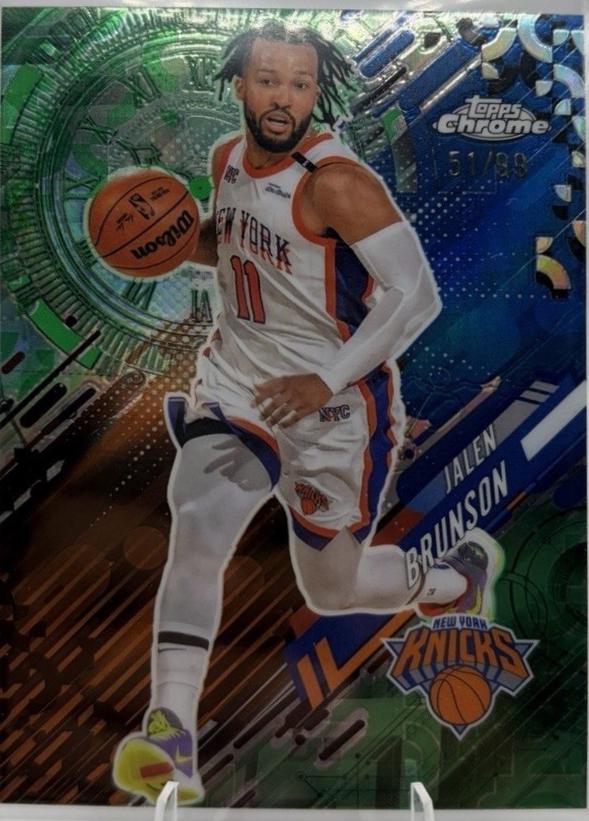 Jalen Brunson [Green Refractor] #GT-12