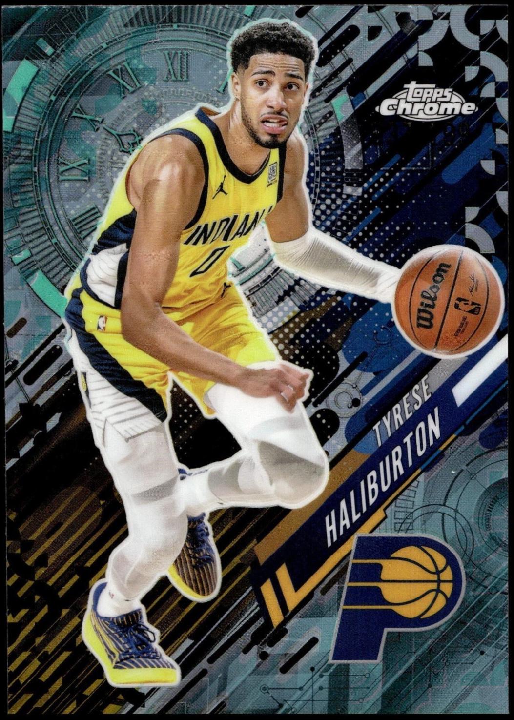 Tyrese Haliburton [Aqua Refractor] #GT-5