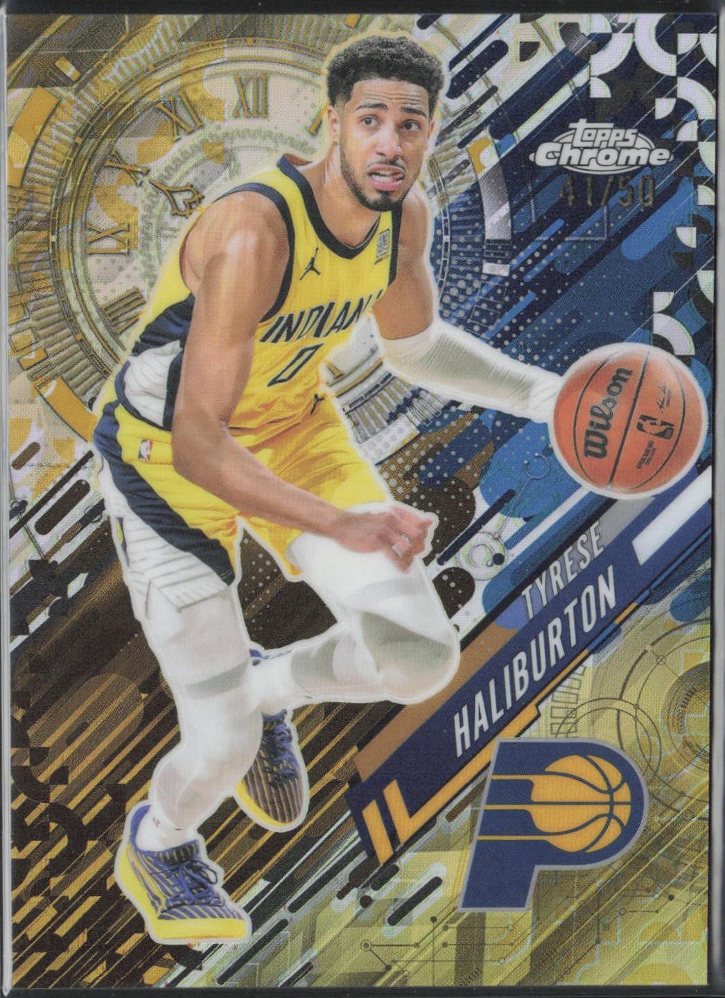 Tyrese Haliburton [Gold Refractor] #GT-5