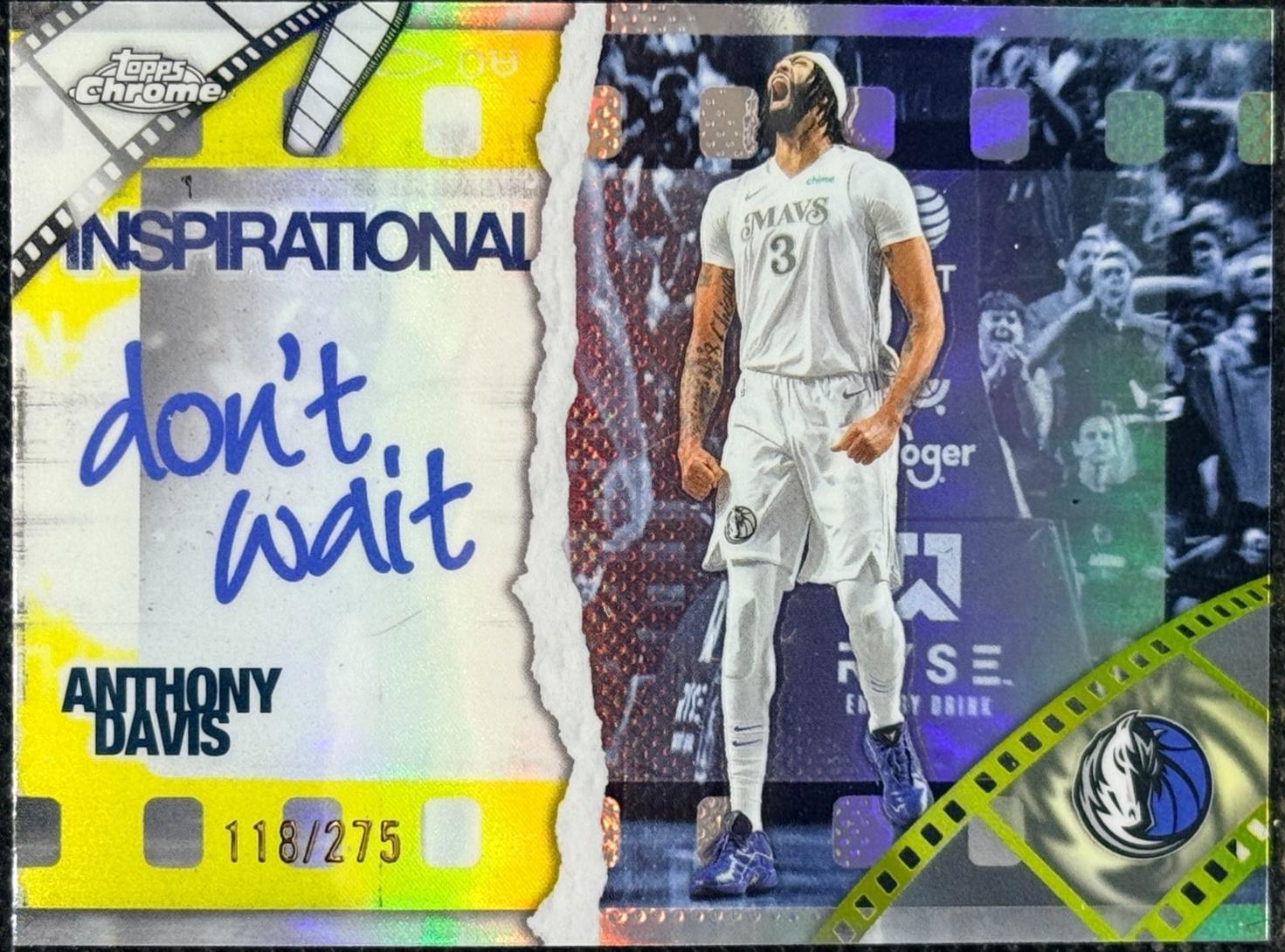 Anthony Davis [Yellow Refractor] #IP-13