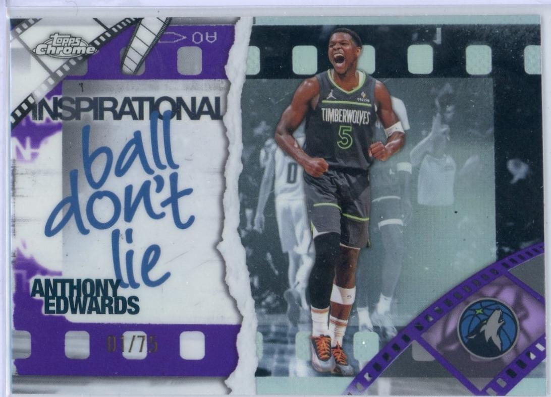 Anthony Edwards [Purple Refractor] #IP-5