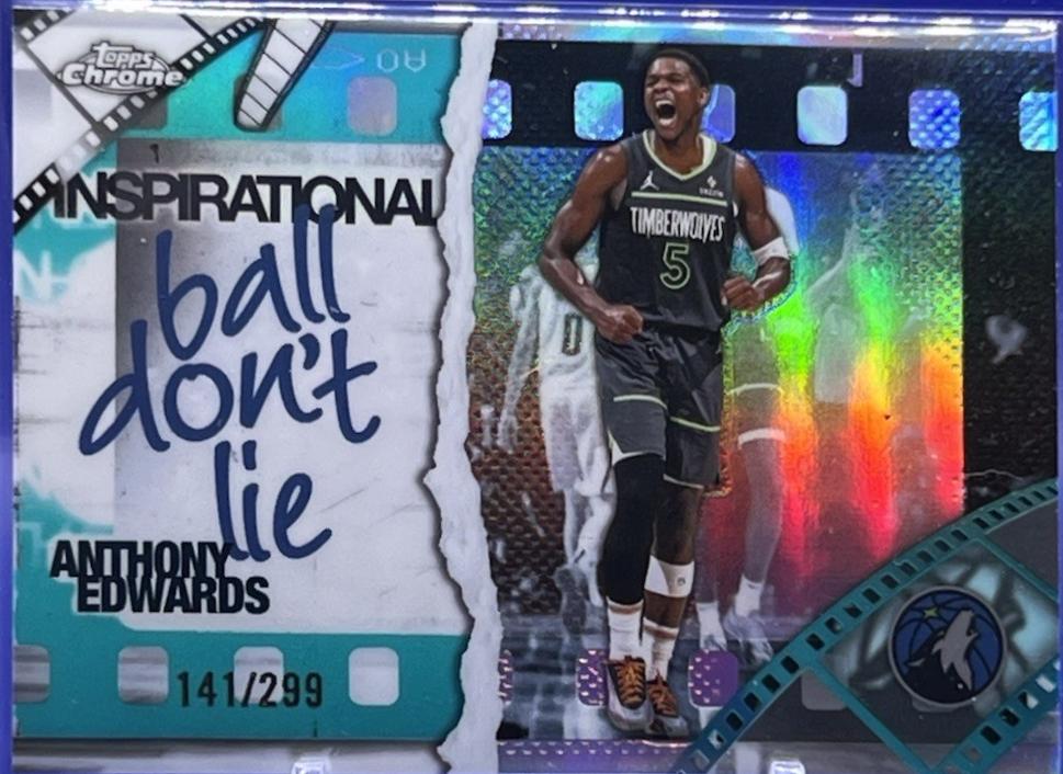Anthony Edwards [Teal Refractor] #IP-5