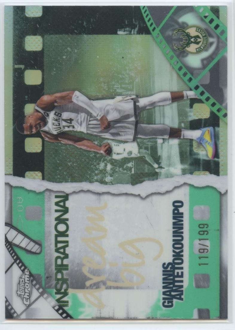 Giannis Antetokounmpo [Aqua Refractor] #IP-3
