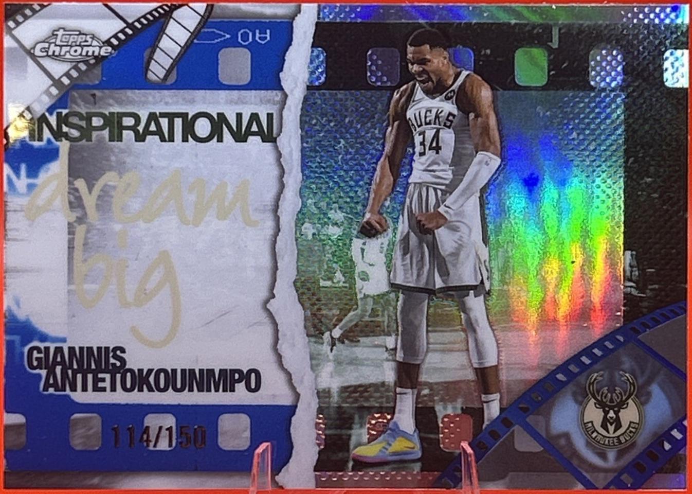 Giannis Antetokounmpo [Blue Refractor] #IP-3