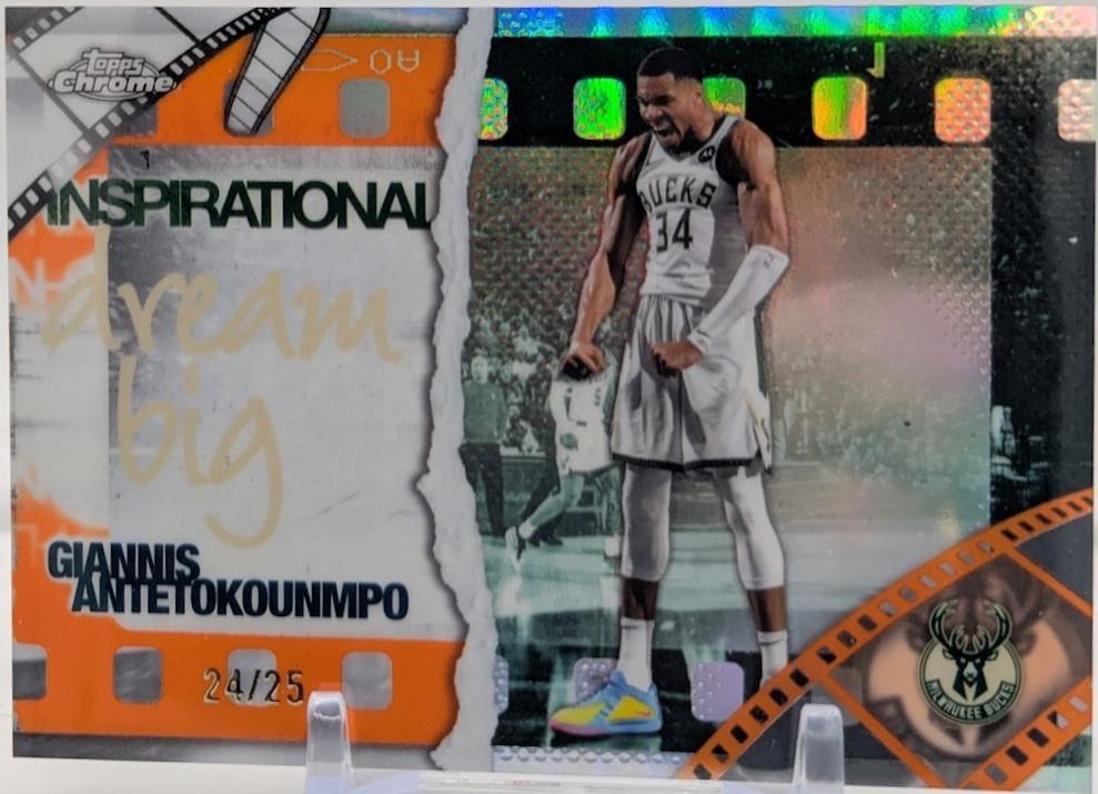 Giannis Antetokounmpo [Orange Refractor] #IP-3
