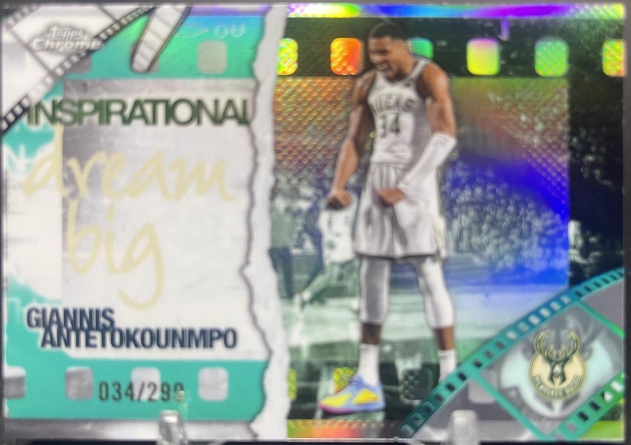 Giannis Antetokounmpo [Teal Refractor] #IP-3