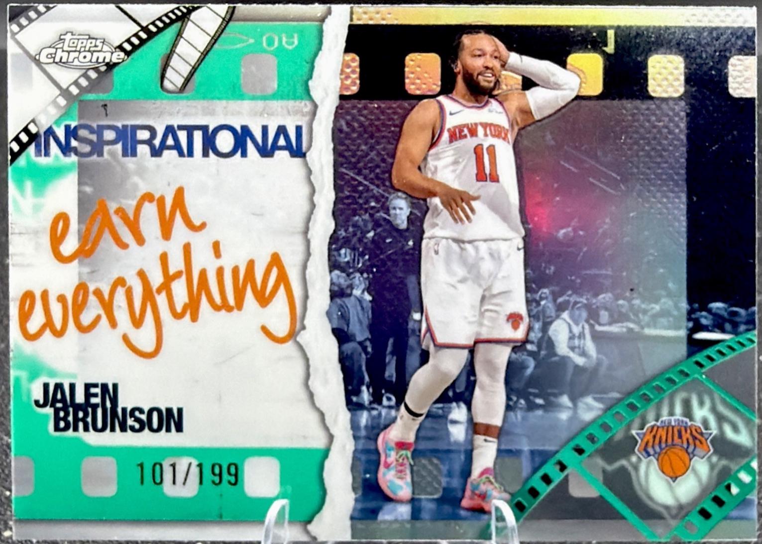 Jalen Brunson [Aqua Refractor] #IP-12