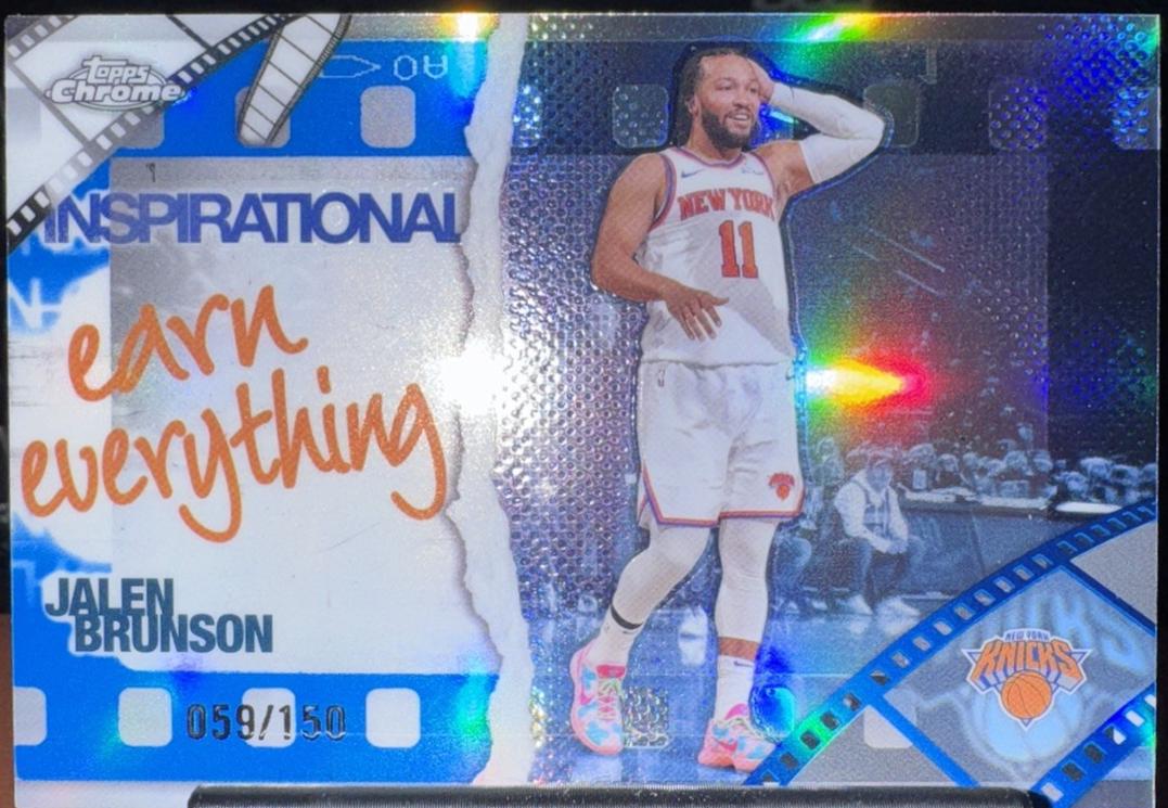 Jalen Brunson [Blue Refractor] #IP-12