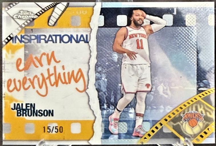 Jalen Brunson [Gold Refractor] #IP-12