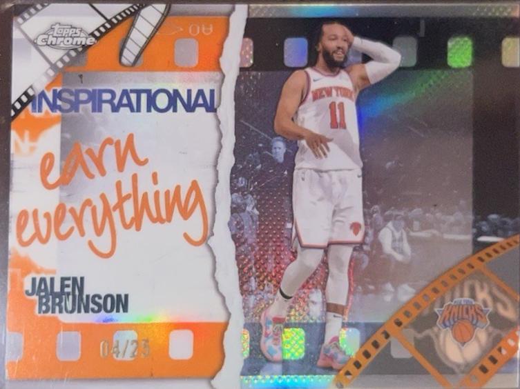 Jalen Brunson [Orange Refractor] #IP-12