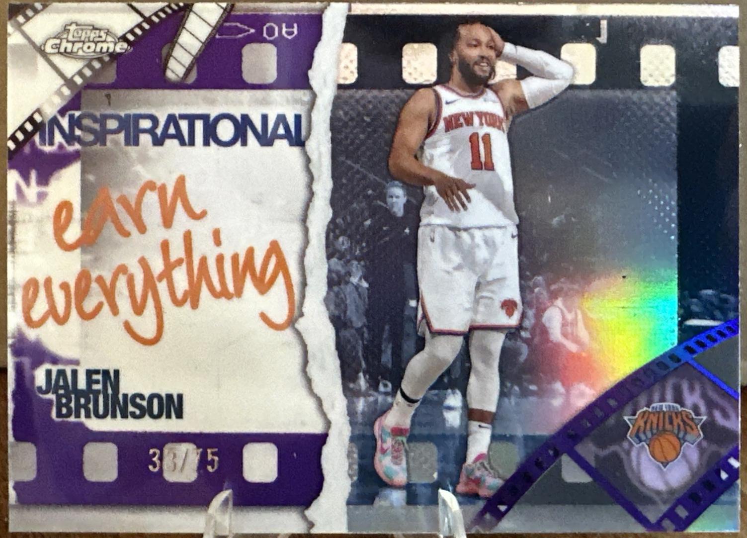 Jalen Brunson [Purple Refractor] #IP-12