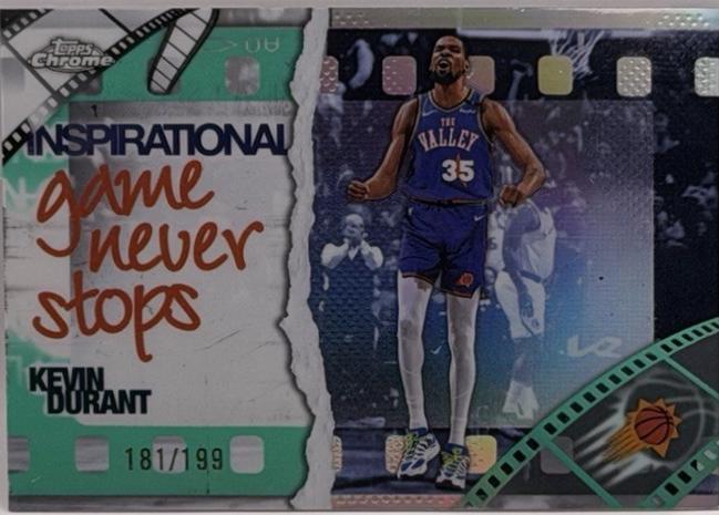 Kevin Durant [Aqua Refractor] #IP-4