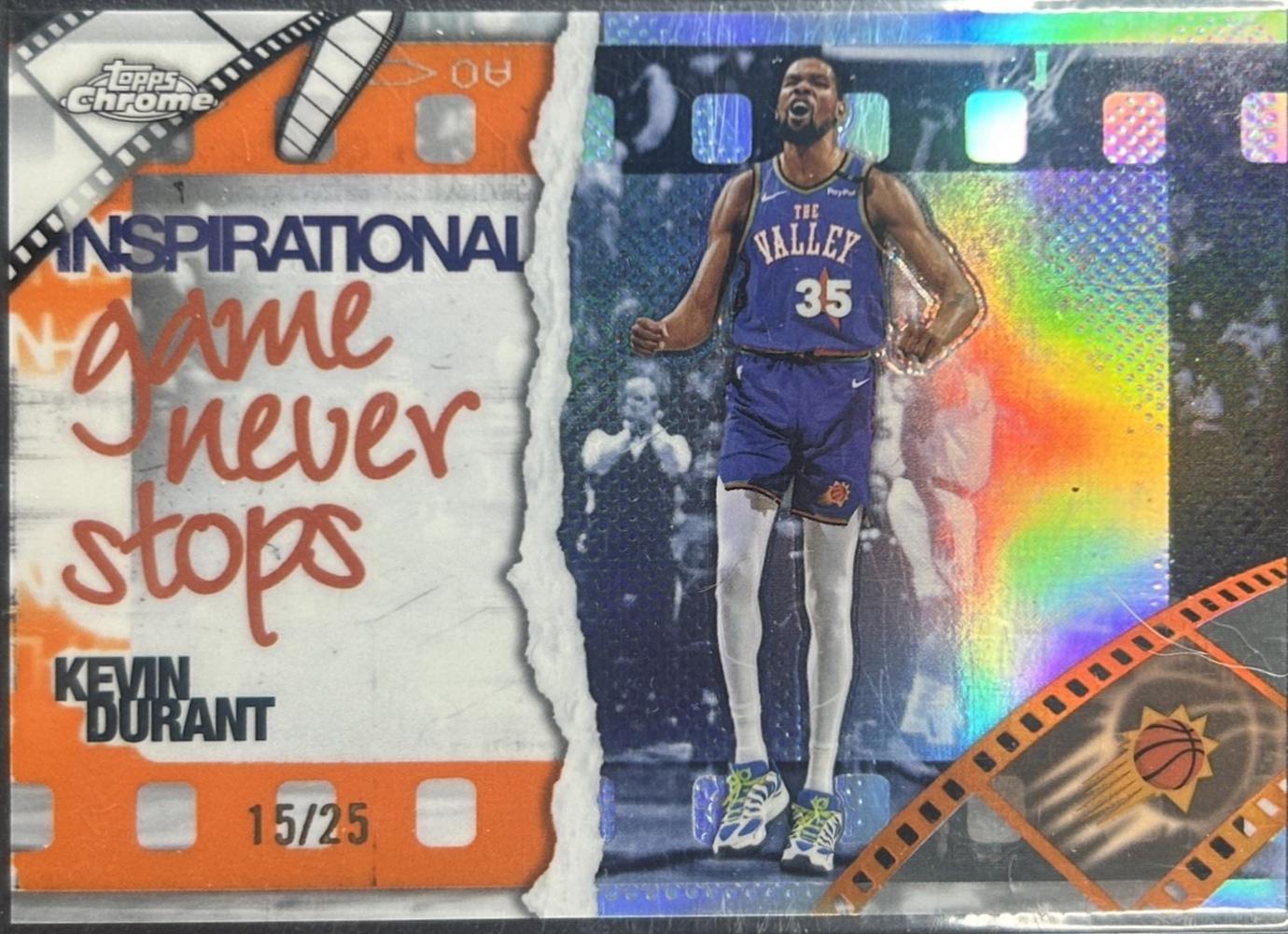 Kevin Durant [Orange Refractor] #IP-4