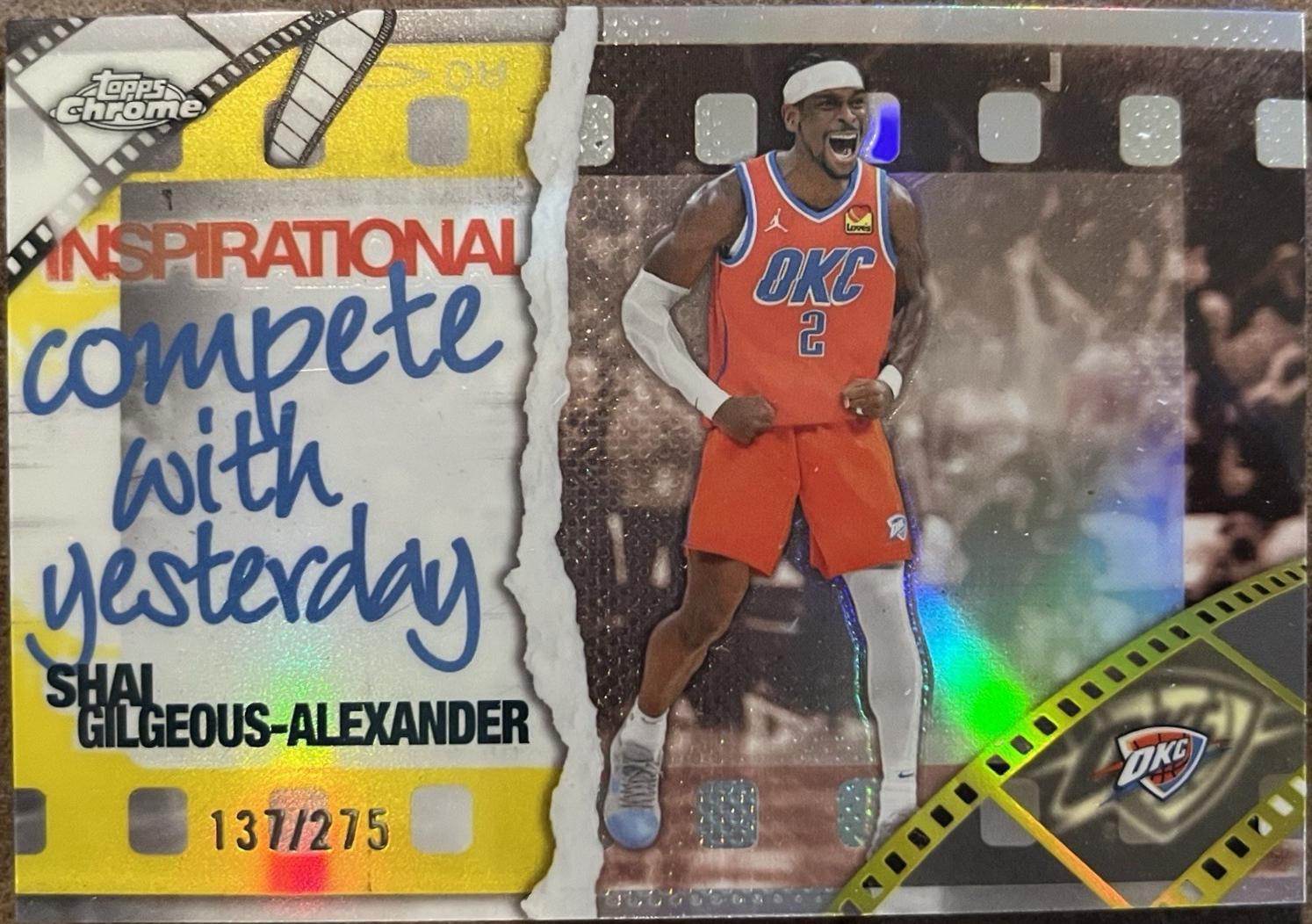 Shai Gilgeous-Alexander [Yellow Refractor] #IP-11