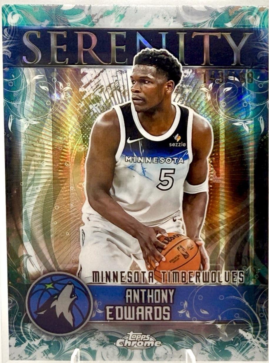 Anthony Edwards [Aqua Refractor] #SY-4