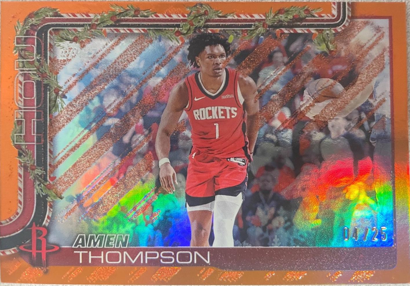 Amen Thompson [Orange Metallic Glitter] #H141