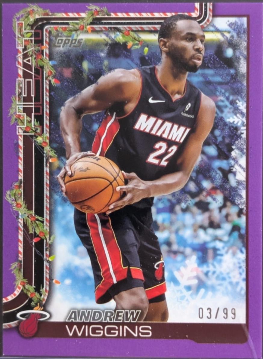 Andrew Wiggins [Purple Metallic Glitter] #H62