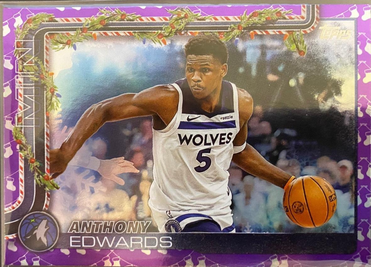 Anthony Edwards [Purple Metallic Glitter] #H84