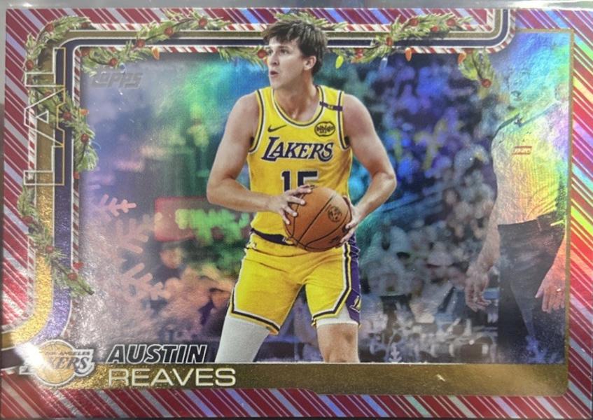 Austin Reaves [Stocking Stuffer Metallic Candy Cane SSP] #H120