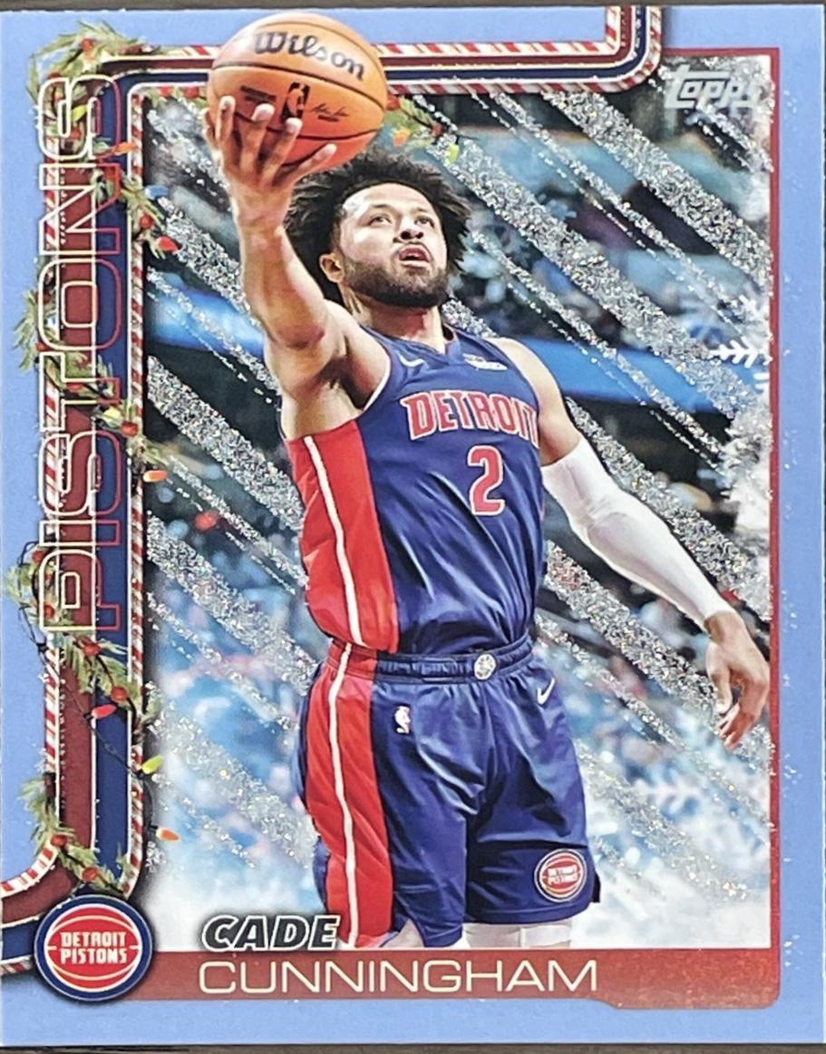 Cade Cunningham [Light Blue White Glitter] #H32