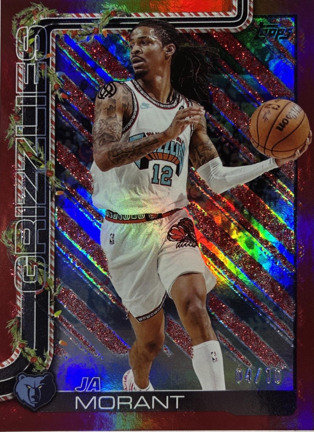 Ja Morant [Red Metallic Glitter] #H146