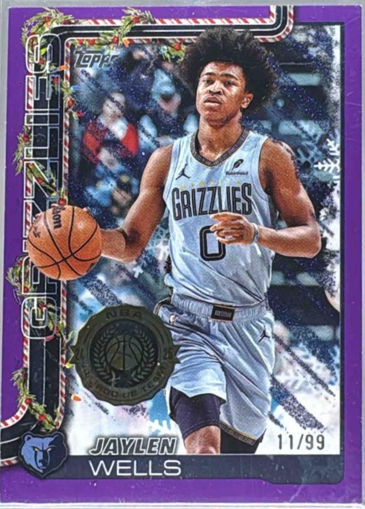 Jaylen Wells [Purple Metallic Glitter] #H147