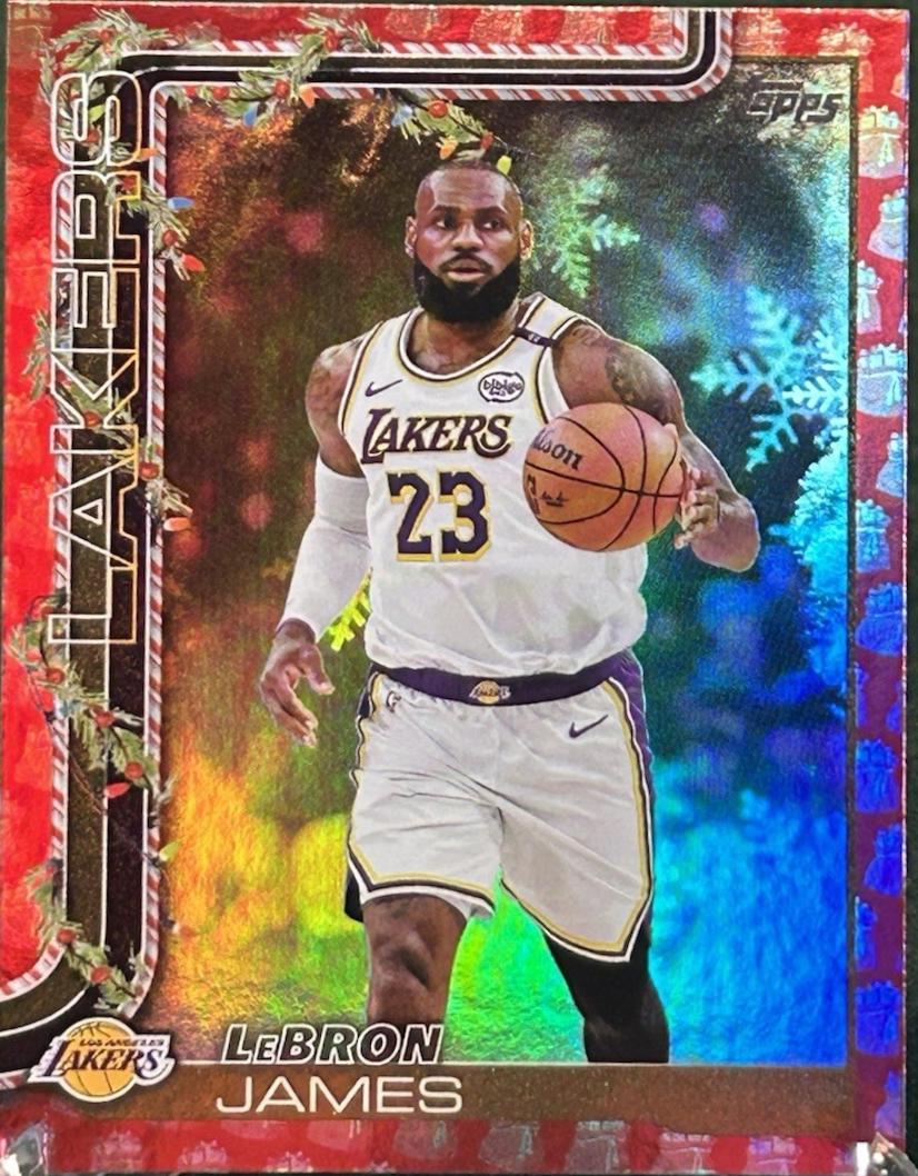 LeBron James [Stocking Stuffer Metallic Santa Bag SSP] #H119
