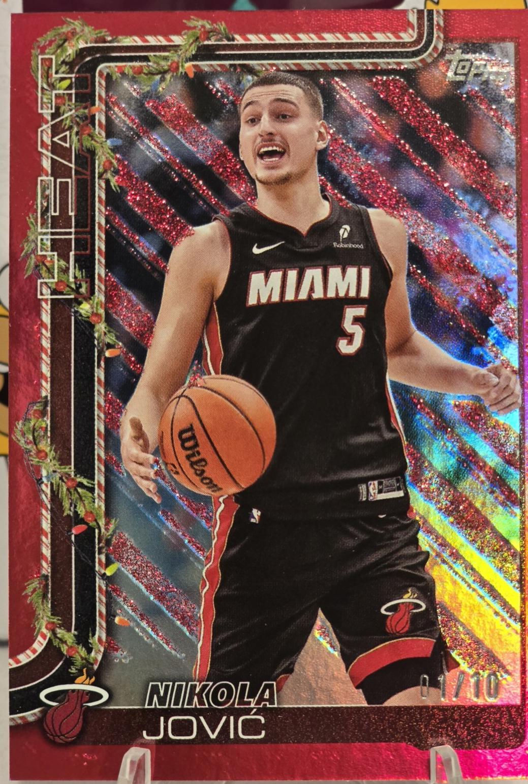 Nikola Jovic [Red Metallic Glitter] #H61