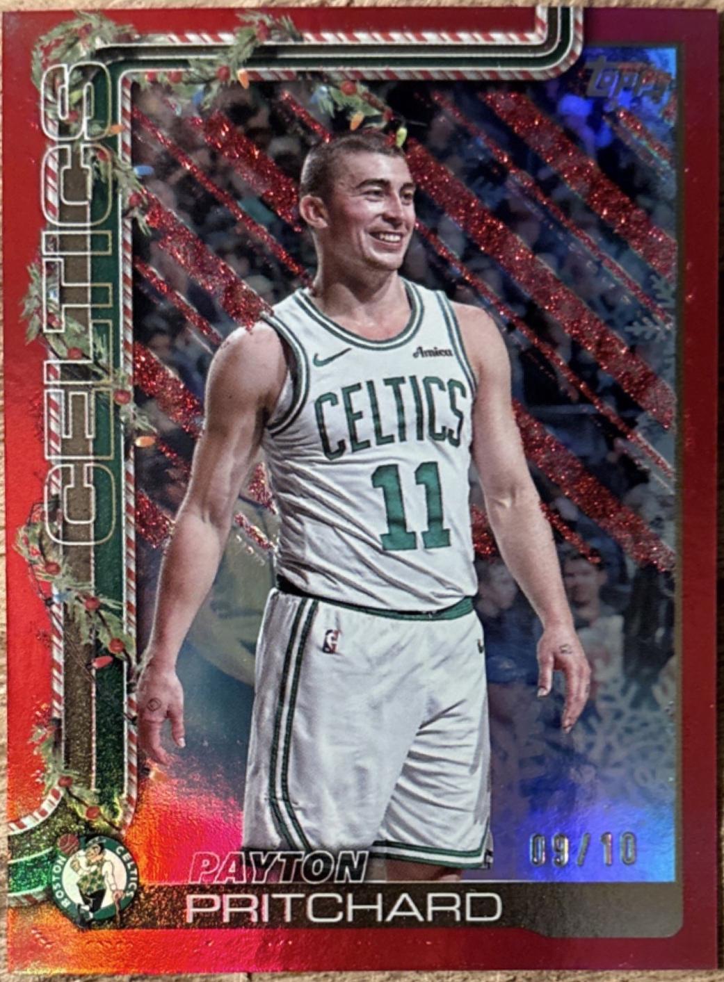 Payton Pritchard [Red Metallic Glitter] #H4