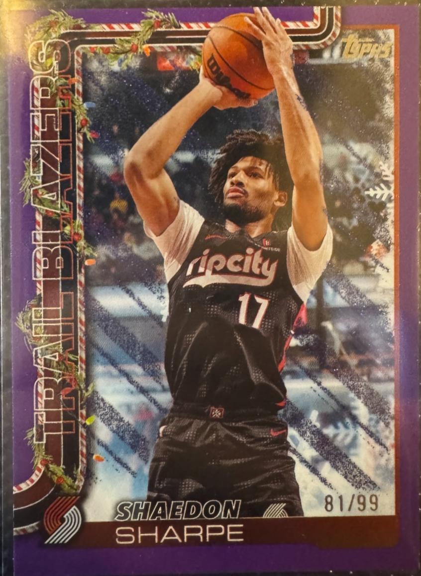 Shaedon Sharpe [Purple Metallic Glitter] #H98